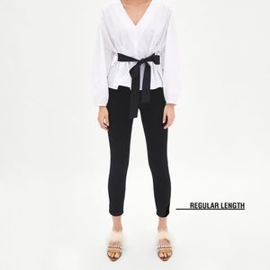 Zara Midrise “Essential” Black Jeans